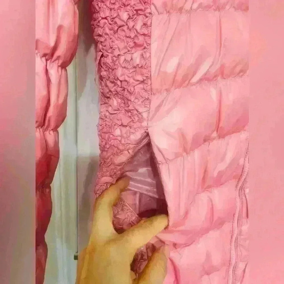 MONCLER PUFFERS JACKET SIZE 38/ USA Medium - pink - Picture 7 of 16